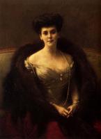 Pascal-Adolphe-Jean Dagnan-Bouveret - Pascal Adolphe Jean Portrait Of Princess O V Paley